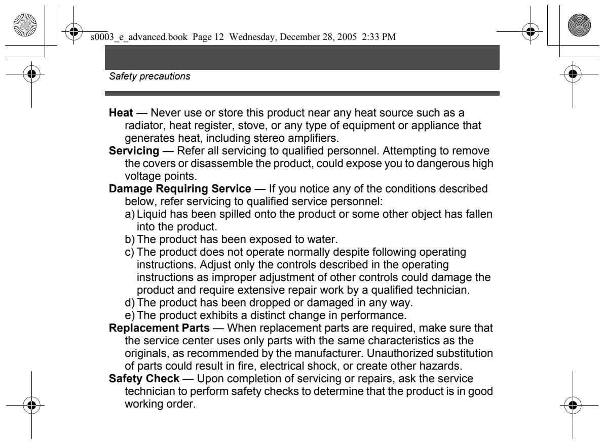 OLYMPUS CAMEDIA E-330 - General Precautions - 5