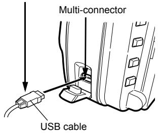 OLYMPUS CAMEDIA E-330 - Use the provided USB cable to connect the computer's USB port to the camera's multi-connector. - 2