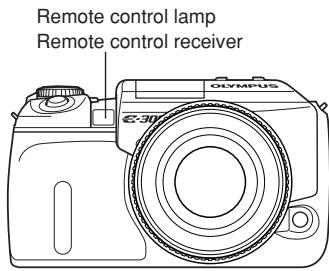 OLYMPUS E-300 - Using the remote control - 1