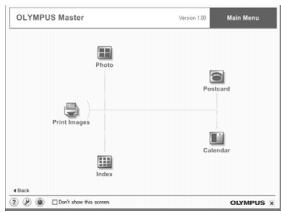 OLYMPUS E-300 - Click the [Print] button. - 1