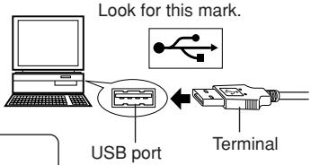 OLYMPUS E-300 - Connecting the camera to a computer - 1