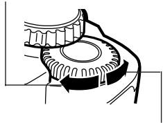OLYMPUS E-300 - Rotate the control dial to set the aperture value. - 2