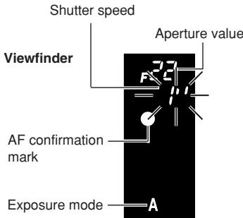 OLYMPUS E-300 - Press the shutter button halfway. - 3