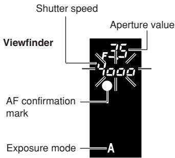 OLYMPUS E-300 - Press the shutter button halfway. - 2