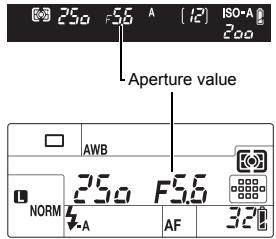 250 F5.6 A (12) ISO-A 200 Aperture value AWB NORM 250 F5.6 - A AF 32#