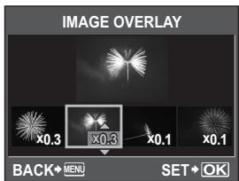 IMAGE OVERLAY x0.3 x0.3 x0.1 x0.1 BACK+MENU SET+OK
