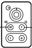 Diagram of a device control panel with labeled buttons and indicators