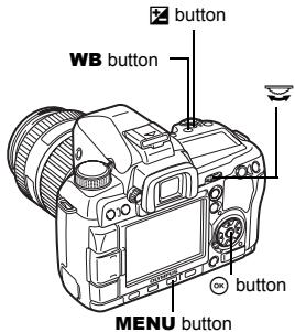 button WB button button MENU button