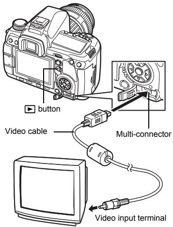 button Video cable Multi-connector Video input terminal
