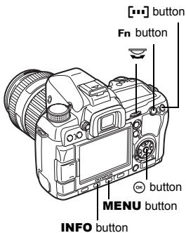 [...] button Fn button TM button MENU button INFO button