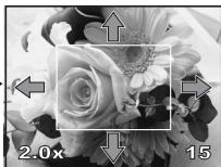 OLYMPUS E-30 - Use Ⓞ to select images you want to view. You can also turn the dial to switch to Ⓠ for close-up playback. - 7