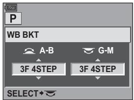 WB BKT A-B G-M 3F 4STEP 3F 4STEP SELECT+