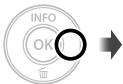 OLYMPUS D-705 - Press  to save the setting for [Y]. - 1