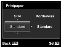 OLYMPUS D-705 - Changing the printer's settings for printing [Custom Print] - 2