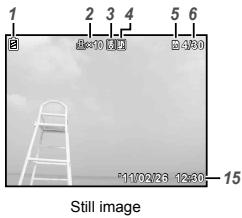 OLYMPUS D-705 - Playback mode display - 1