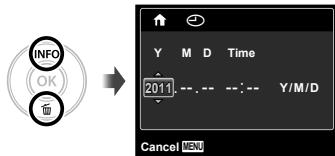OLYMPUS D-705 - Use  to select the year for [Y]. - 1