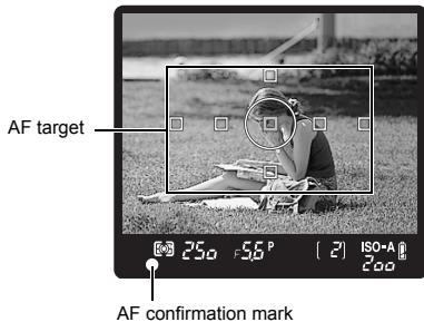AF target AF confirmation mark