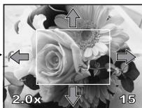 OLYMPUS E-600 - Use 🔒 to select images you want to view. You can also turn the control dial to switch to Q for close-up playback. - 6
