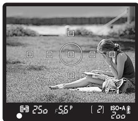 OLYMPUS E-600 - While pressing the shutter button halfway, move to the desired composition and press the button all the way. - 1