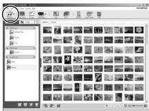 Screenshot of a software interface displaying a grid of image thumbnails with Chinese labels, likely from an older document or photo editing tool.