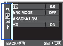 52 0.0 RC MODE OFF BRACKETING ON BACK→MENI SET→OK