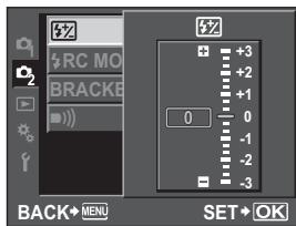 52 RC MO BRACKE 0 +3 +2 +1 0 -1 -2 -3 BACK→MENU SET→OK