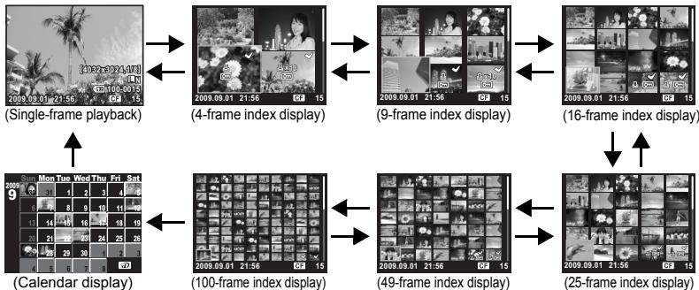 OLYMPUS E-600 - Index display/Calendar display - 4