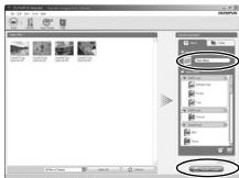 Screenshot of a software interface showing image editing tools and a context menu with Chinese text options.