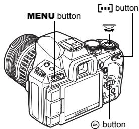 MENU button [...] button ① button