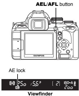 AEL/AFL button Olympus AE lock Viewfinder