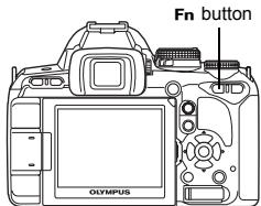 Fn button OLYMPUS