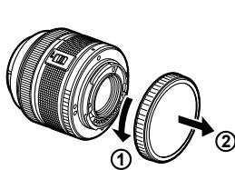 OLYMPUS E-PL3 - Attaching a lens to the camera - 1