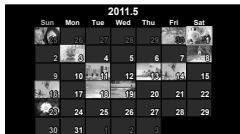 OLYMPUS E-PL3 - Index display/Calendar display - 2