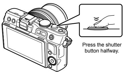 OLYMPUS E-PL3 - Adjust the focus. - 1