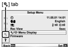 OLYMPUS E-PL3 - Before Using the Custom/Accessory Port Menus - 4