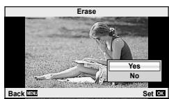OLYMPUS E-PL3 - Erasing images - 2
