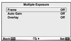 OLYMPUS E-PL3 - Recording multiple exposures in a single image (multiple exposure) - 1