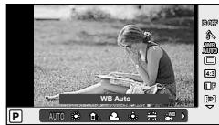 OLYMPUS E-PL3 - Adjusting color (white balance) - 1