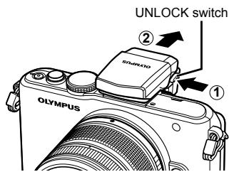 OLYMPUS E-PL3 - Removing the Flash Unit - 1