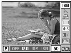 OLYMPUS E-5 - Setting the focal length - 1