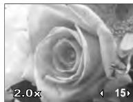 OLYMPUS E-5 - Use or to select images you want to view. You can also turn to switch to Q for close-up playback. - 4