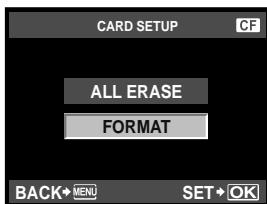 OLYMPUS E-5 - When inserting cards into the two card slots: - 1