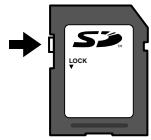 OLYMPUS E-5 - SD card write protect switch - 1