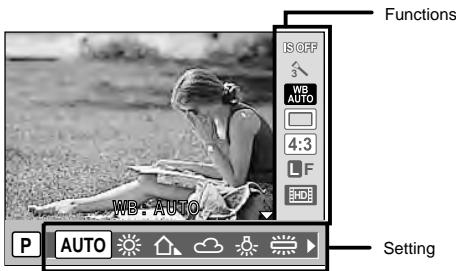OLYMPUS E-5 - Using the live control to operate the camera - 1