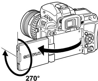 OLYMPUS E-5 - Shooting while changing the angle of the LCD monitor - 1