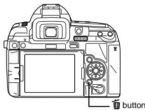 OLYMPUS E-5 - Erasing images - 1