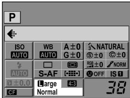 OLYMPUS E-5 - To find out the file size/number of storable still pictures for each record mode: - 1