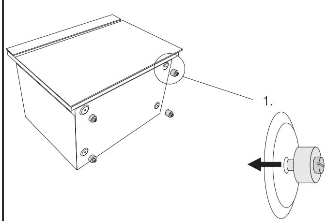 MIELE DG2661 - Installing the feet - 1