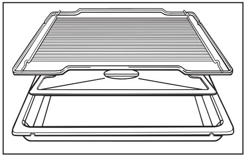 MIELE H 350-2 B - Broiling on the rack - 1