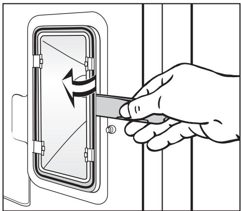 MIELE H 350-2 B - Changing the light bulb - 1